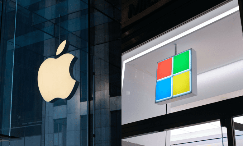 competition between microsoft and apple